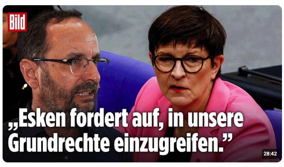 ESKEN FORDERT HÖCKE-ZENSUR: Ex-SPD-Chefin fordert Eingriff in die Meinungsfreiheit | Vertraulich
