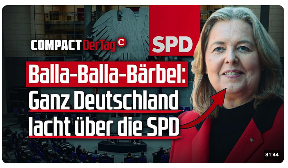 Balla-Balla-Bärbel: Ganz Deutschland lacht über die SPD