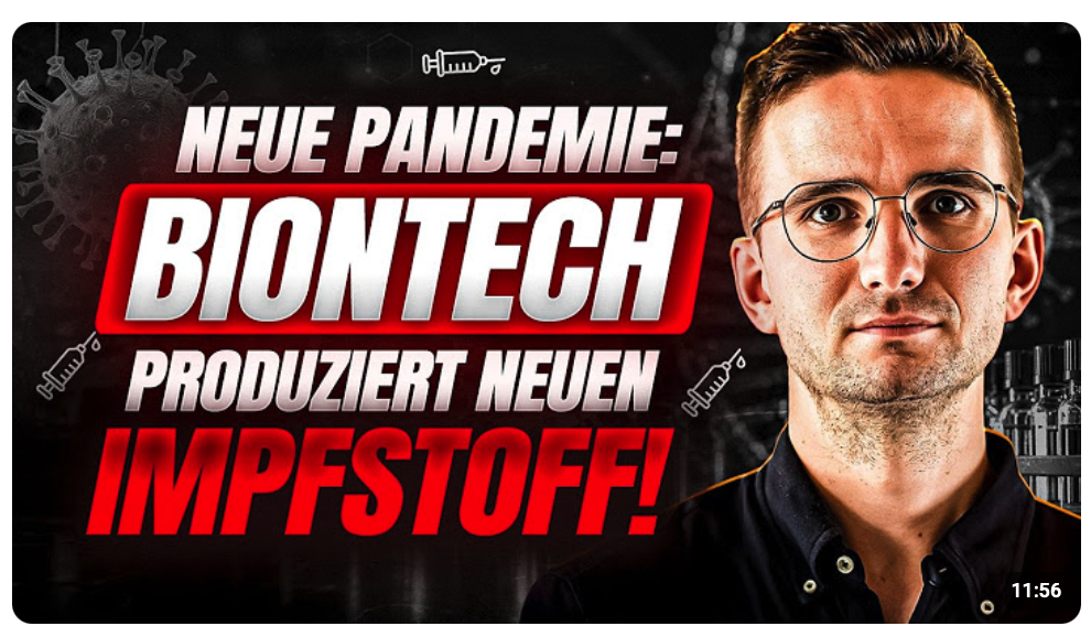 NEUE PANDEMIE: Biontech produziert NEUEN IMPFSTOFF! DAS kommt JETZT auf dich zu!