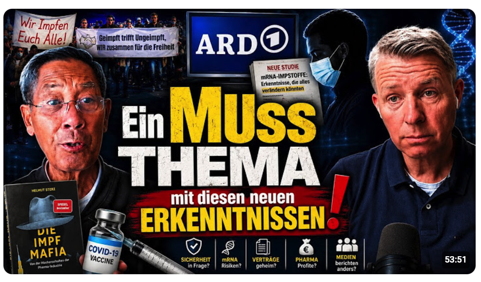 Mein wichtigstes Video. Glauben kann ich’s noch nicht! Wieso ist das nicht täglich Thema Leute?