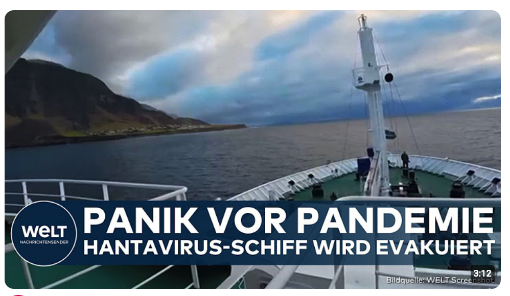 TENERIFFA: Furcht vor Pandemie! WHO äußert sich! Schiff wird nach Ausbruch von Hantavirus evakuiert