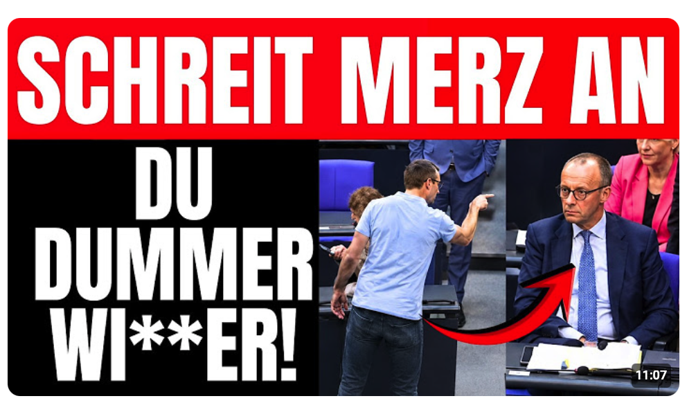 SCHOCK! Er schreit MERZ ins Gesicht, als CDU mit AFD abstimmt! – MEGA EKLAT was hier passiert!