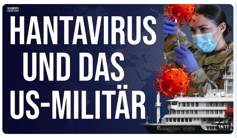 Eilt  Hantavirus- DAS neue C*rona Schock-Leak Sie wollen die nächste P*ndemie!  DIESES Drehbuch läuft