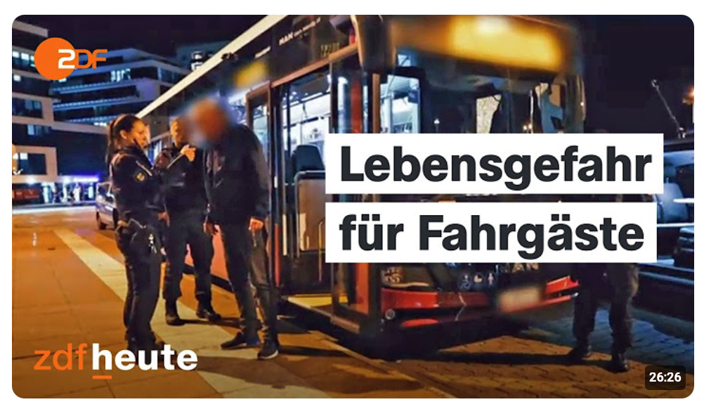 1,73 Promille im Linienbus: Polizei stoppt betrunkenen Fahrer | Blaulicht Rostock (1/4)