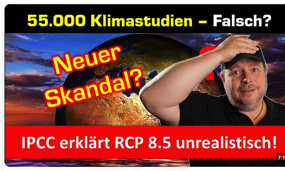 Bis zu 55 000 Klimastudien falsch? – RCP 8.5 Klimamodell wurde zurückgezogen