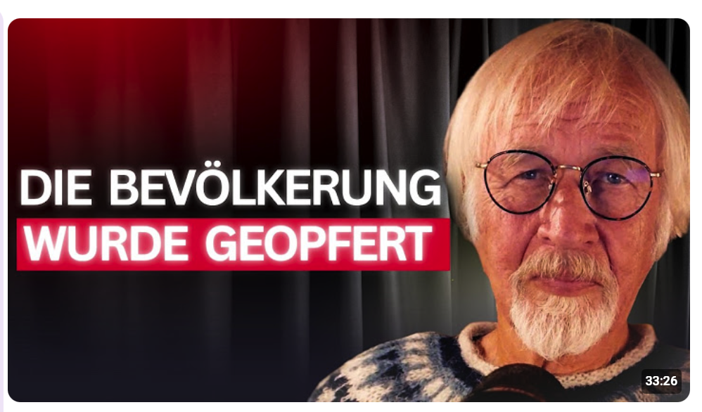 Dr. Wodarg spricht Klartext: Sie haben alles gewusst