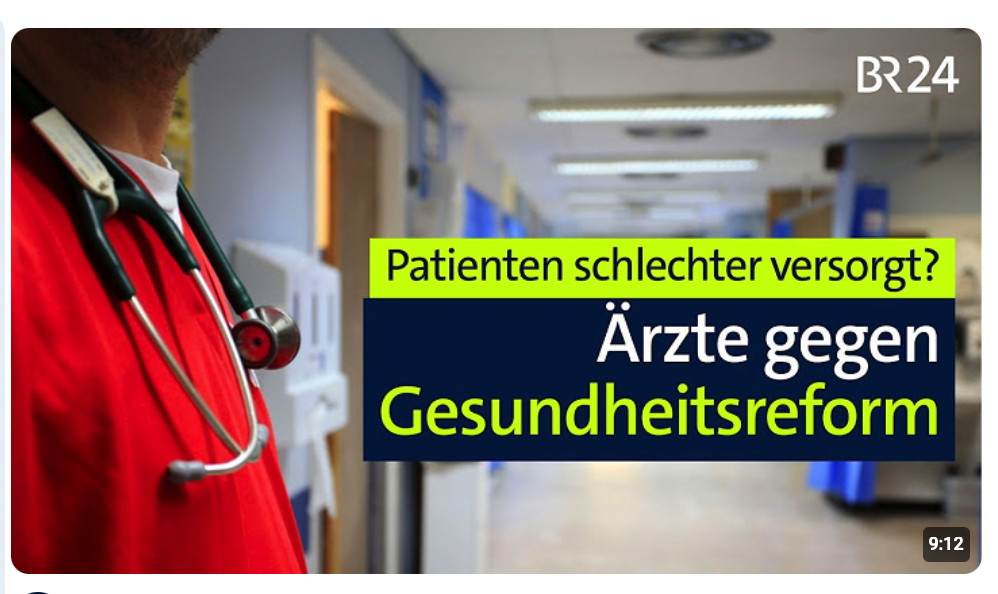 Patienten schlechter versorgt? Ärzte gegen Gesundheitsreform | BR24
