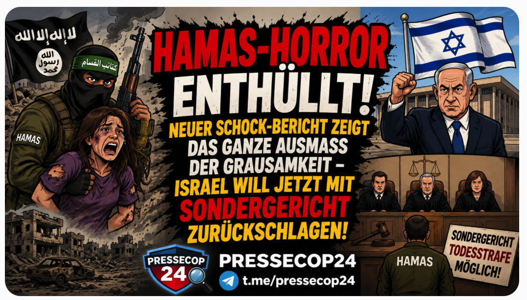 HAMAS-HORROR ENTHÜLLT! NEUER SCHOCK-BERICHT ZEIGT DAS GANZE AUSMASS DER GRAUSAMKEIT – ISRAEL WILL JETZT MIT SONDERGERICHT ZURÜCKSCHLAGEN!