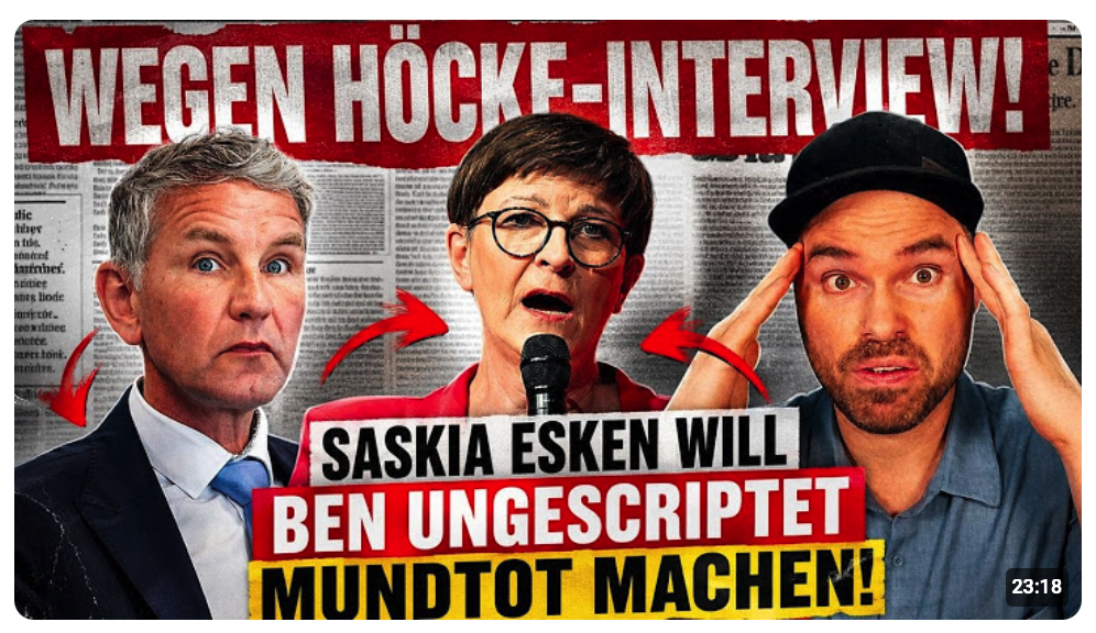 Angriff auf Ben Ungescriptet! Esken will Werbepartner zurechtweisen!
