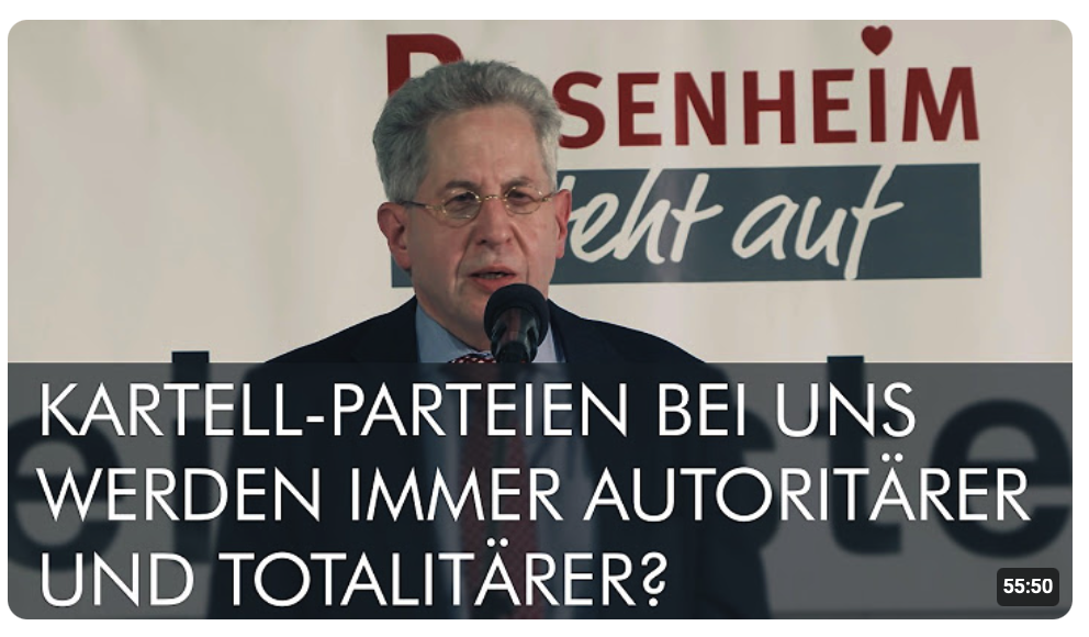 Hans-Georg Maaßen – Kulturrevolution in unserem Land führt immer weiter in den Abgrund