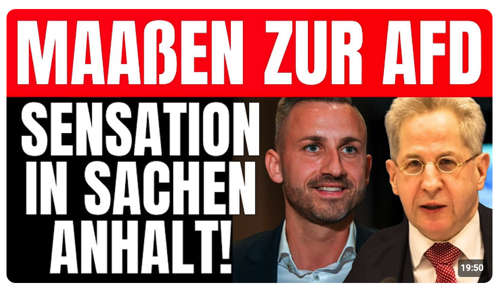 SENSATION! MAAßEN GEHT PLÖTZLICH ZUR AFD! – Ulrich Siegmund kriegt Verstärkung in Sachsen Anhalt!