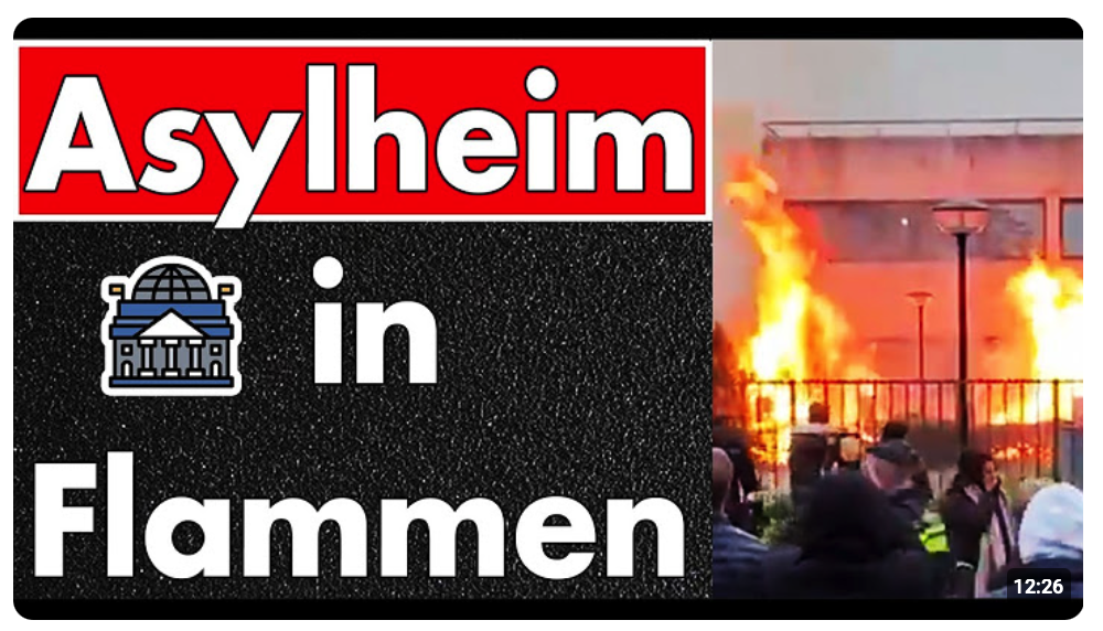 Schockierende Bilder: Asylprotest eskaliert zu Brandstiftung & Sachbeschädigung in Loosdrecht