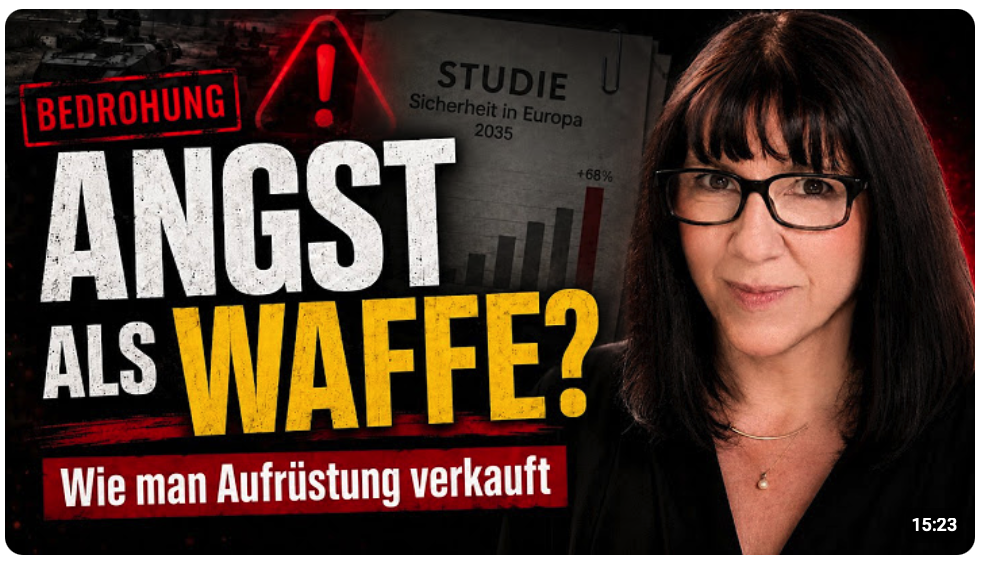 Angst als Waffe: Wie Europa auf AUFRÜSTUNG vorbereitet wird.