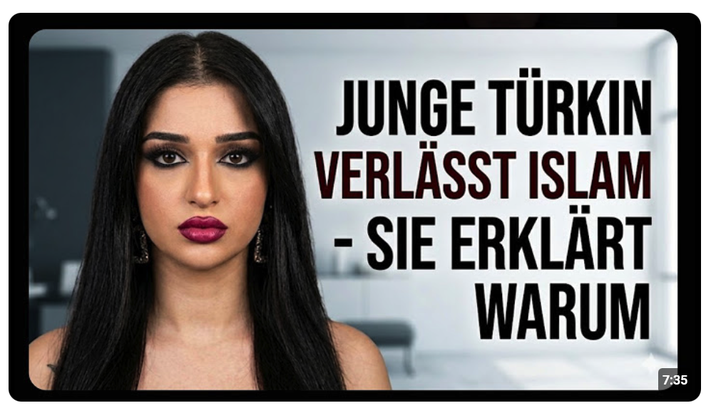 Junge Türkin lehnt den Islam ab sie erklärt warum