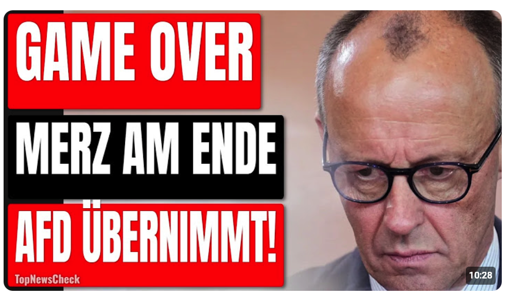 GAME OVER MERZ + AfD vorn + Deutsche fliehen Schweiz
