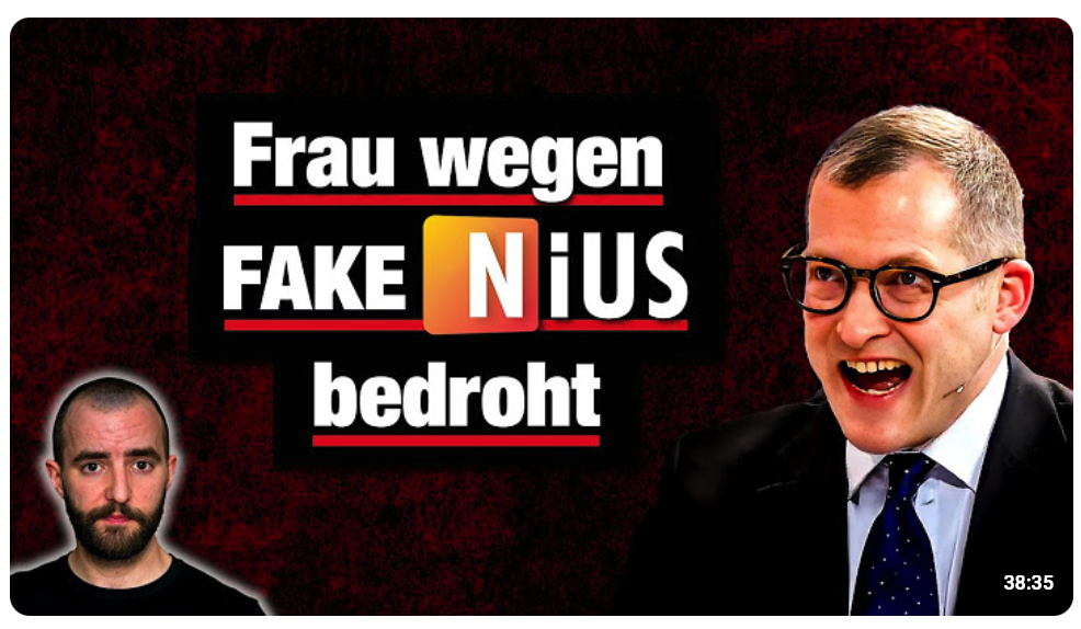 Frau wegen NiUS-Erfindung bedroht