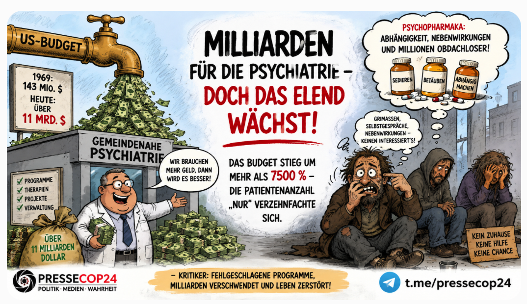 MILLIARDEN-IRRSINN IN DER PSYCHIATRIE! IMMER MEHR GELD, IMMER MEHR ELEND – KRITIKER SCHLAGEN ALARM!
