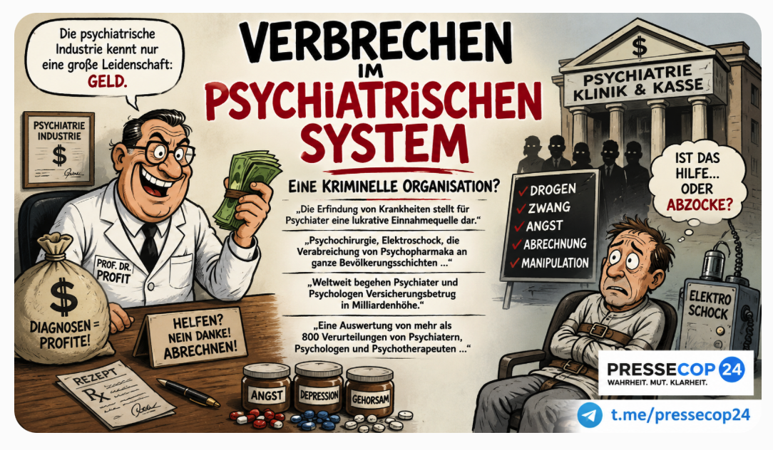 SKANDAL-ALARM UM DIE PSYCHIATRIE! KRITIKER SPRECHEN VON „SYSTEM OHNE GEWISSEN“ – MILLIONEN-GESCHÄFT MIT ANGST, DIAGNOSEN UND MEDIKAMENTEN?