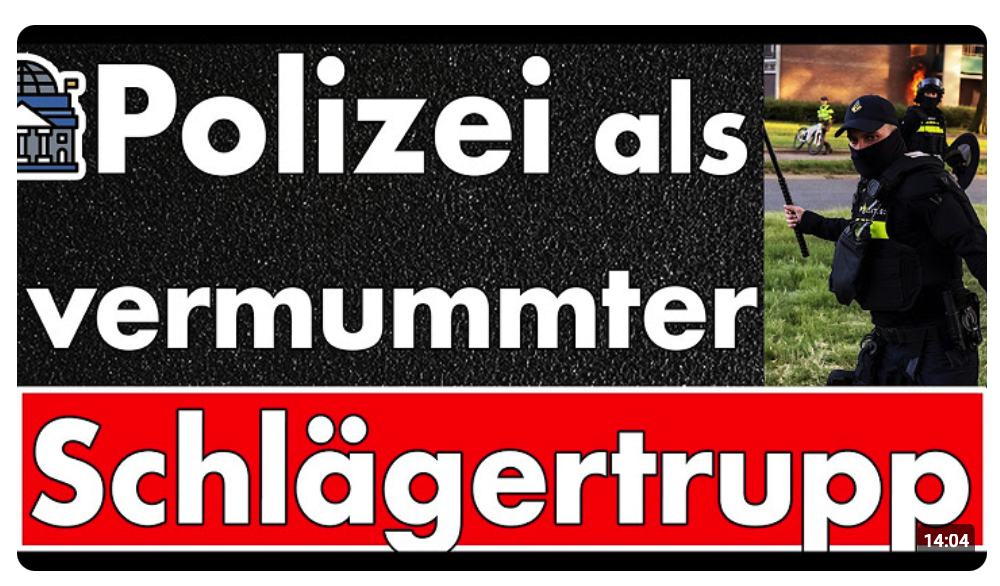Polizei schlägt auf unbescholtene Bürger ein – um eine gescheiterte Politik zu verteidigen!
