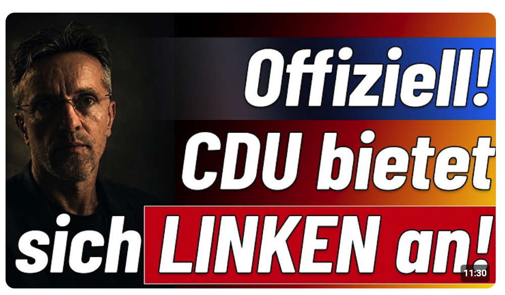 Nun ist es raus! CDU bietet LINKEn ‚Koalition‘ an! Wer bitte wählt denn noch die Union?!