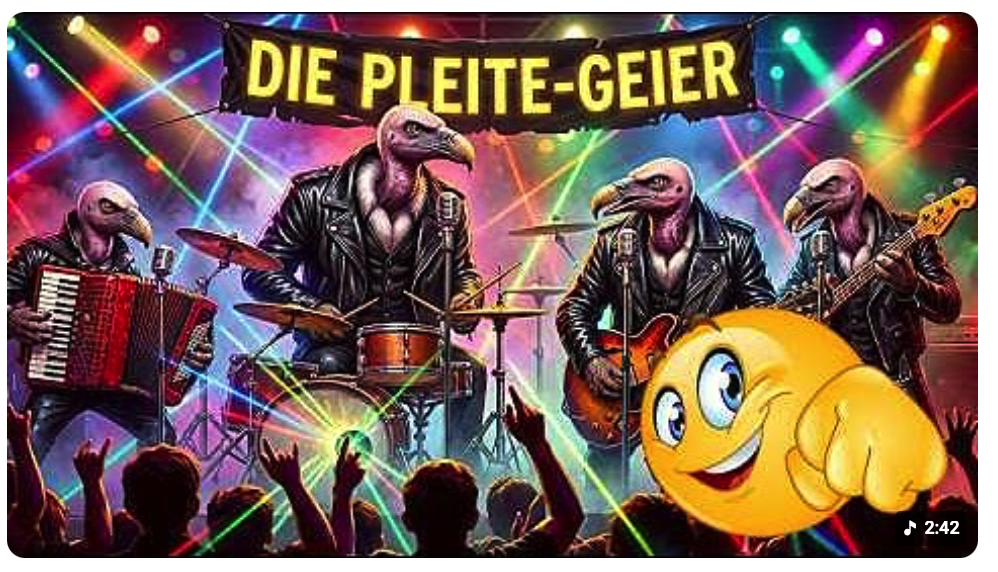DIE PLEITE–GEIER  Satire – Song 2026