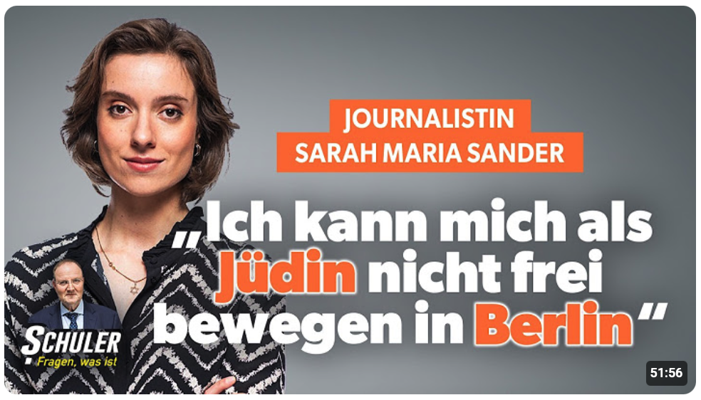 Journalistin Sarah Maria Sander: „Ich kann mich als Jüdin nicht frei bewegen in Berlin“