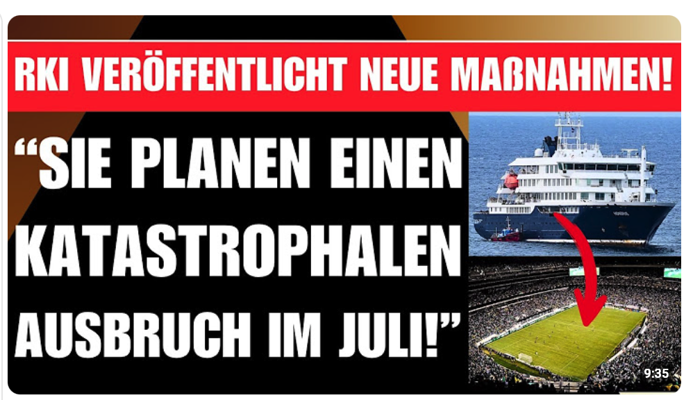 „SIE PLANEN EINEN KATASTROPHALEN AUSBRUCH IM JULI!“   DAFÜR WIRD DIE WM WIRKLICH GENUTZT!