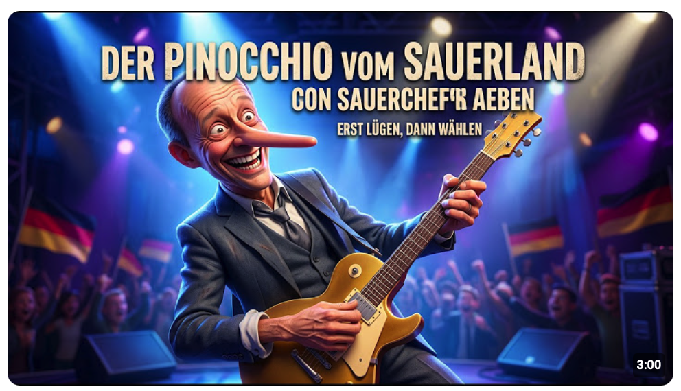 Der Pinocchio vom Sauerland | Satire Hit 2026 | Politiksatire Deutschland | [SchlagerSkandalParade]