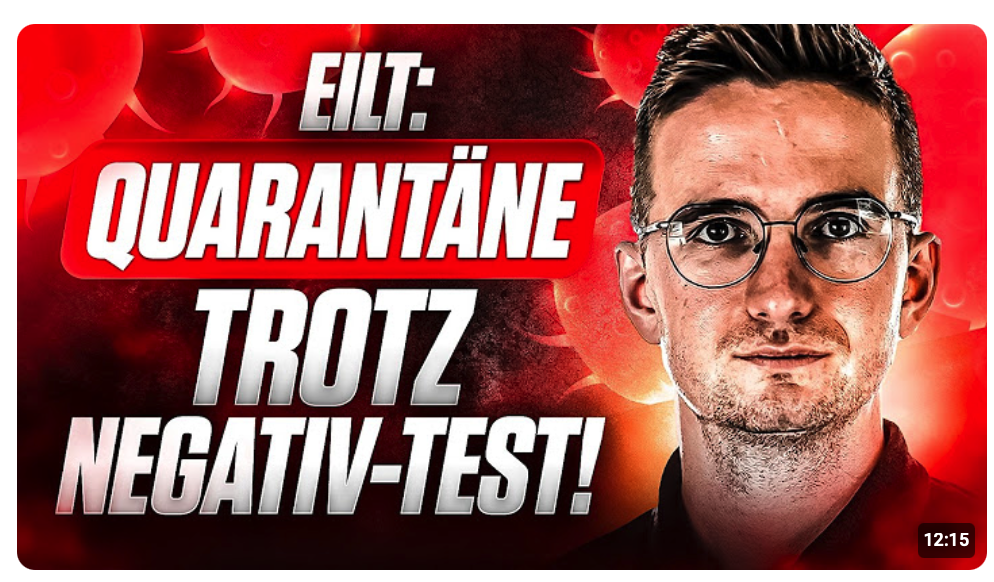 SIE GREIFEN DURCH: QUARANTÄNE trotz NEGATIV-TEST! DAS musst du JETZT wissen!
