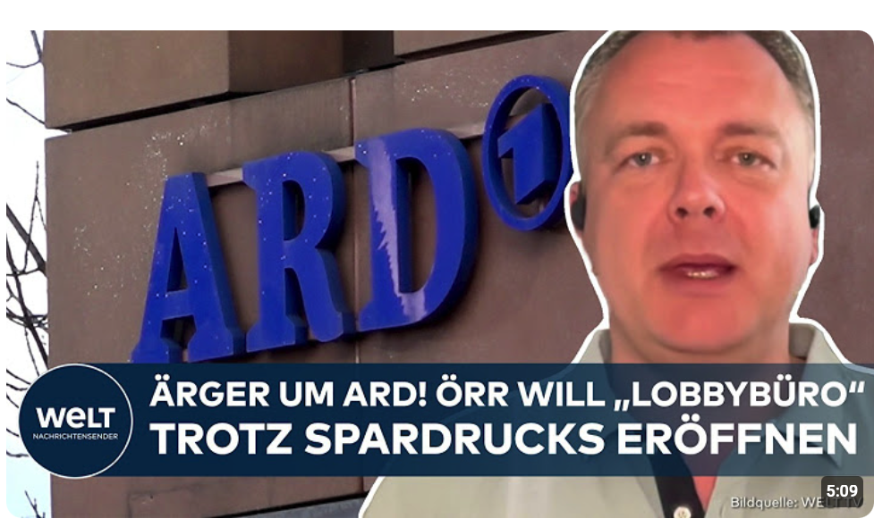 ARD: „Das passt nicht zusammen!“ ÖRR will Berliner Lobby-Büro trotz Spardrucks vergrößern