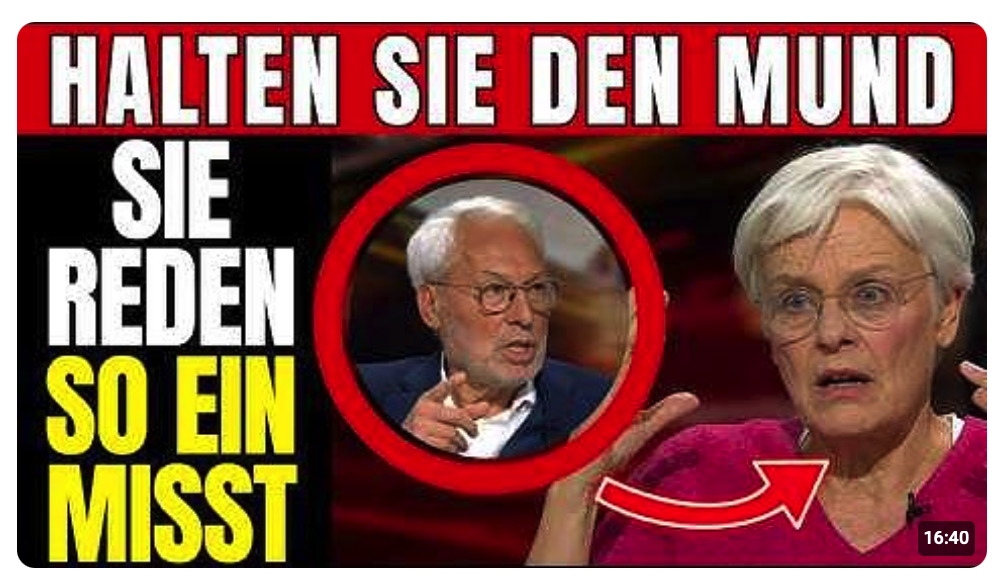 „DAS RUINIERT DEUTSCHLAND!“  Vahrenholt geht frontal auf Klima Aktivistin los!