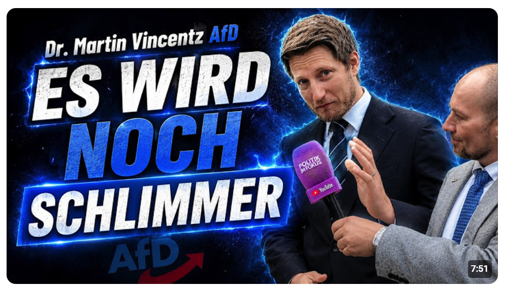 Geht die Welt unter wenn die AfD regiert! Martin Vincentz