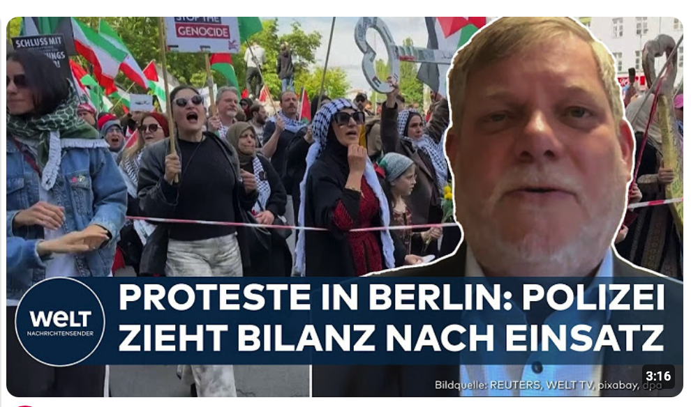 BERLIN: Proteste am Nakba-Gedenktag! „Das macht mich wirklich nachdenklich“