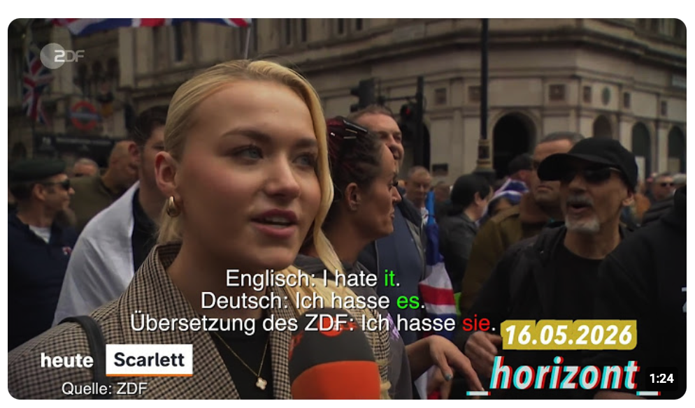 Die falschen Übersetzungen des ZDF