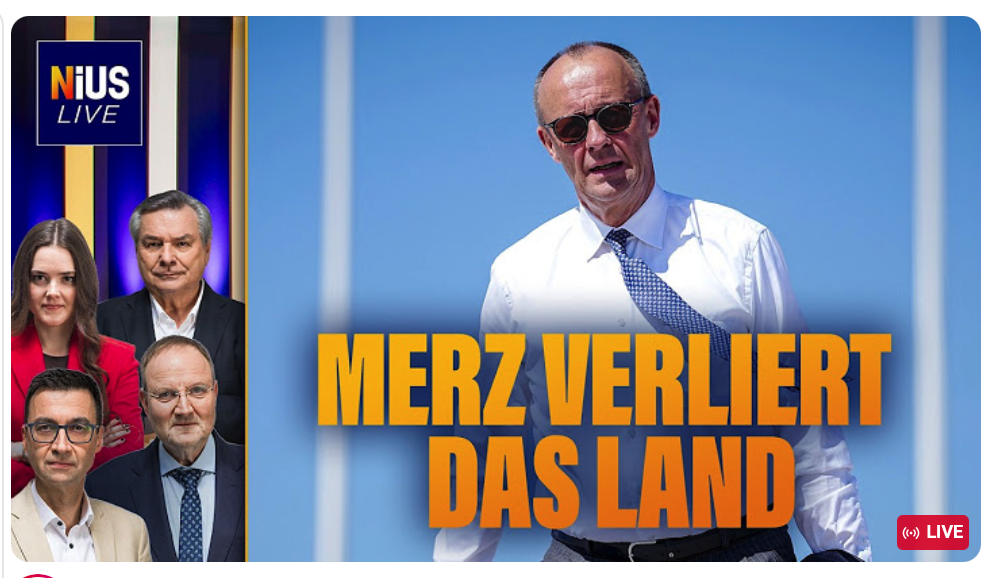 AfD schießt auf 29 Prozent, Merz zerlegt die CDU I NIUS Live, 18.05.26