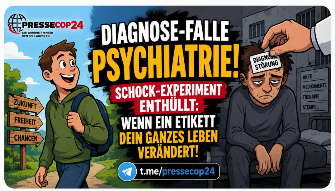 DIAGNOSE-FALLE PSYCHIATRIE! SCHOCK-EXPERIMENT ENTHÜLLT: WENN EIN ETIKETT DEIN GANZES LEBEN VERÄNDERT!