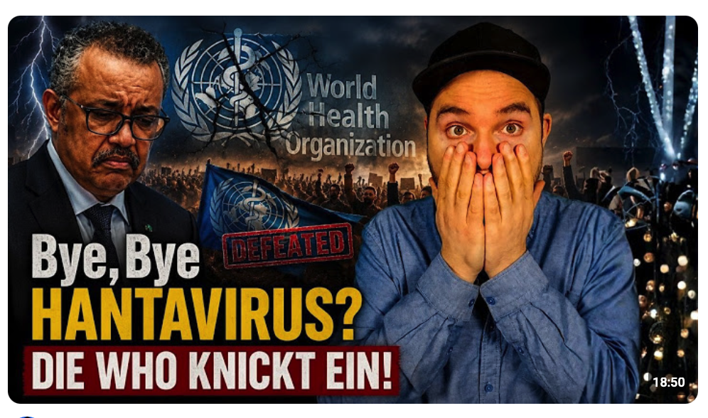 Bye,Bye Hantavirus? Die WHO knickt ein!