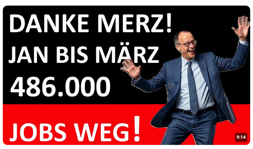 Merz zerstört das Land im Eiltempo!