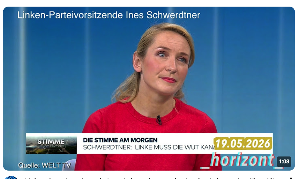 Linken-Parteivorsitzende Ines Schwerdtner verbreitet Desinformation über Alice Weidel