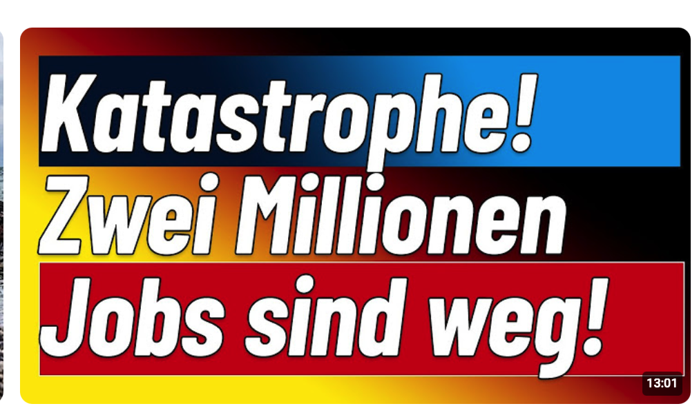 Absolutes Desaster! Millionen Jobs sind weg! +++ Betrug um Merkel! +++ Modena & die Folgen!