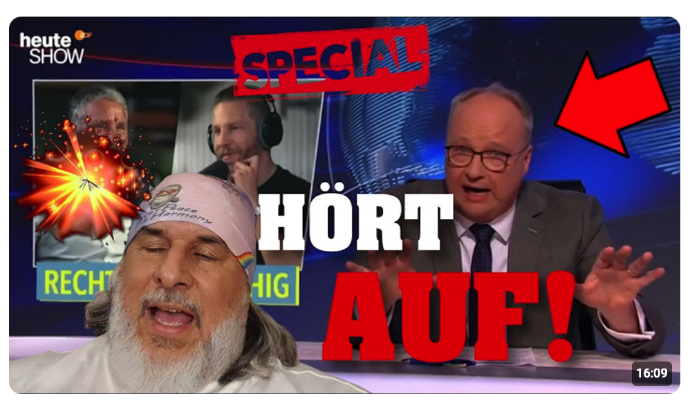 ICH schäme mich fremd! JETZT auch heute-show gegen Ben ungeskriptet!   Tim Kellner #PolitSatire