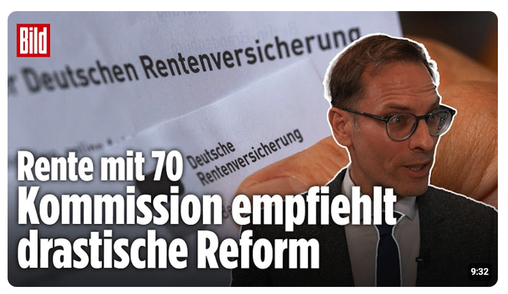 Renten-Hammer: Millionen Deutsche sollen plötzlich bis 70 arbeiten | Vertraulich-Clips
