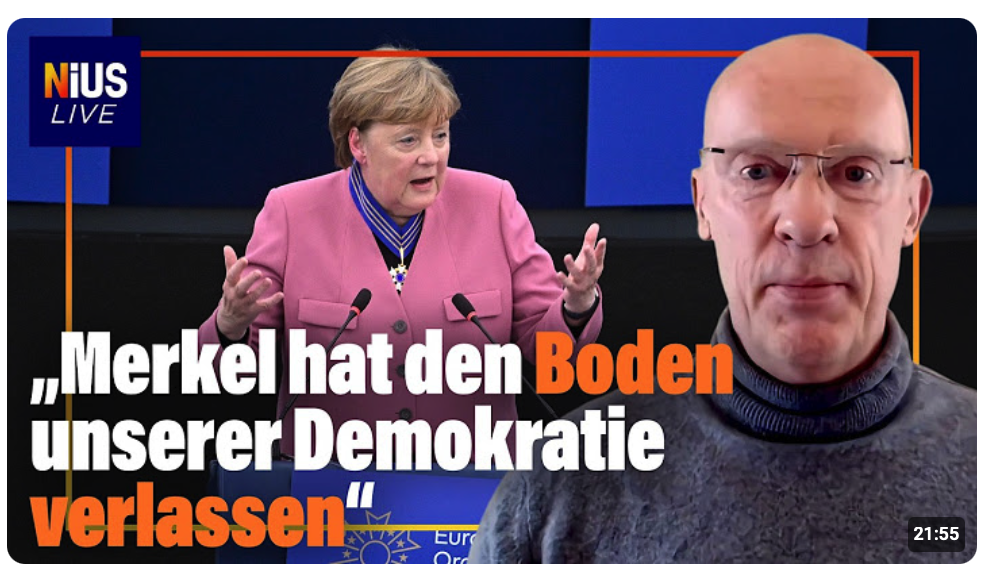 Steinhöfel über Merkels Zensur-Forderung: „Intellektuell beschämend!“ | NIUS Live