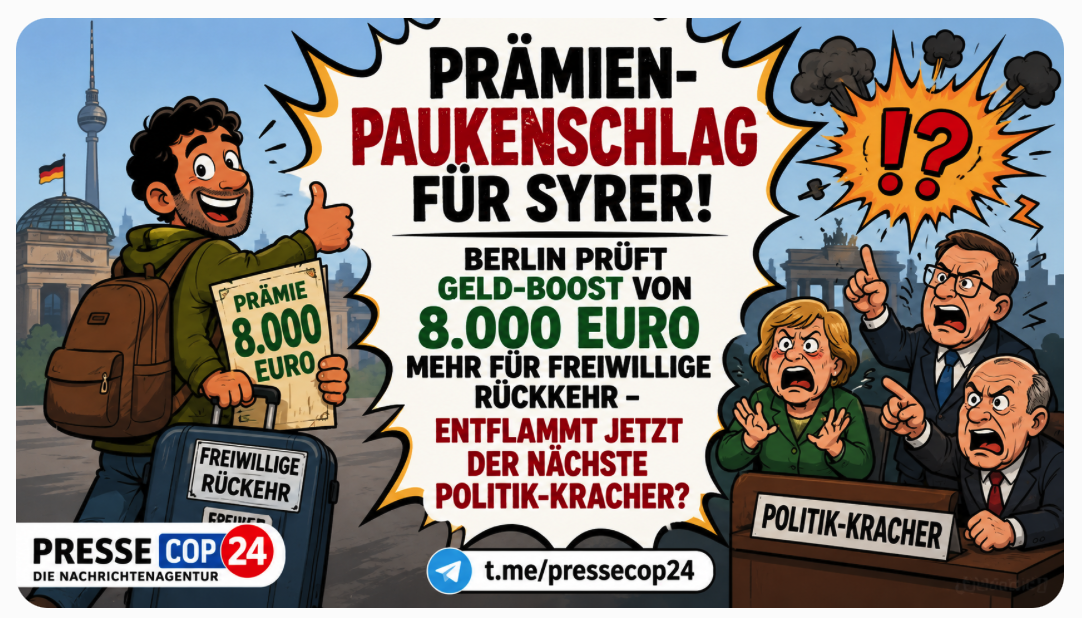 PRÄMIEN-PAUKENSCHLAG FÜR SYRER! BERLIN PRÜFT GELD-BOOST VON 8000 EURO MEHR FÜR FREIWILLIGE RÜCKKEHR – ENTFLAMMT JETZT DER NÄCHSTE POLITIK-KRACHER?