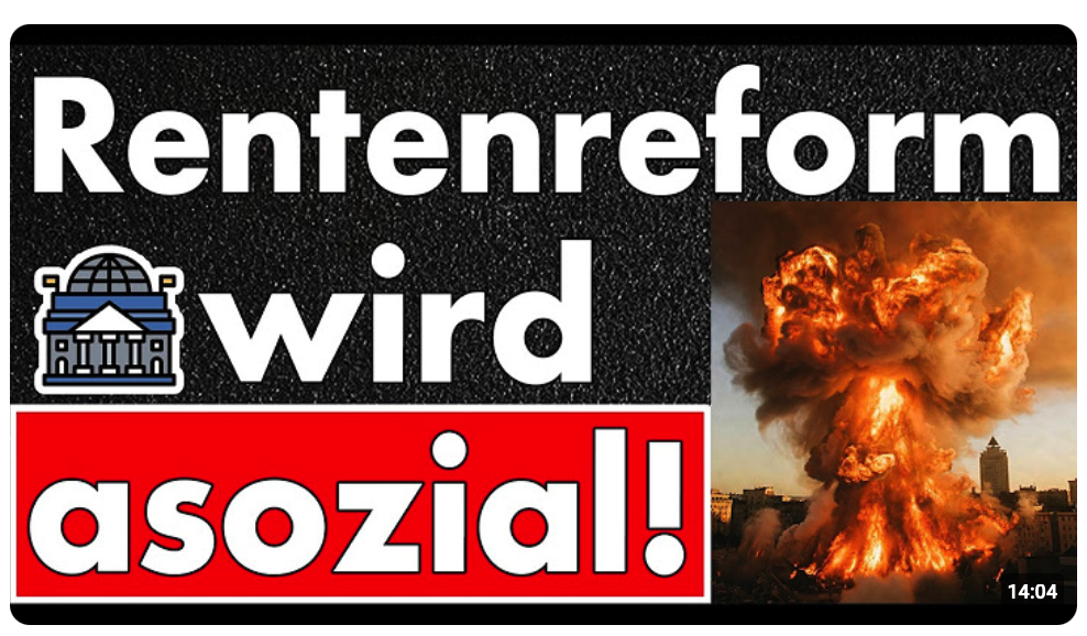 Vorschläge der Rentenkommission werden unser Land anzünden! Entscheider sind davon nicht betoffen!