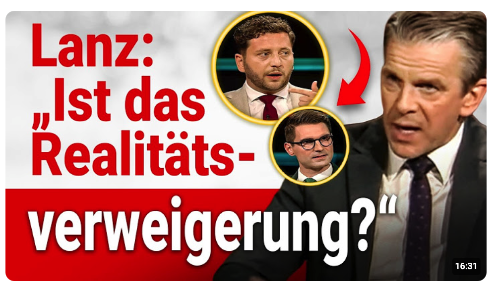 Grüner: AfD schafft Demokratie ab!│Lanz: „Sie unterstellen dauernd Dinge!“