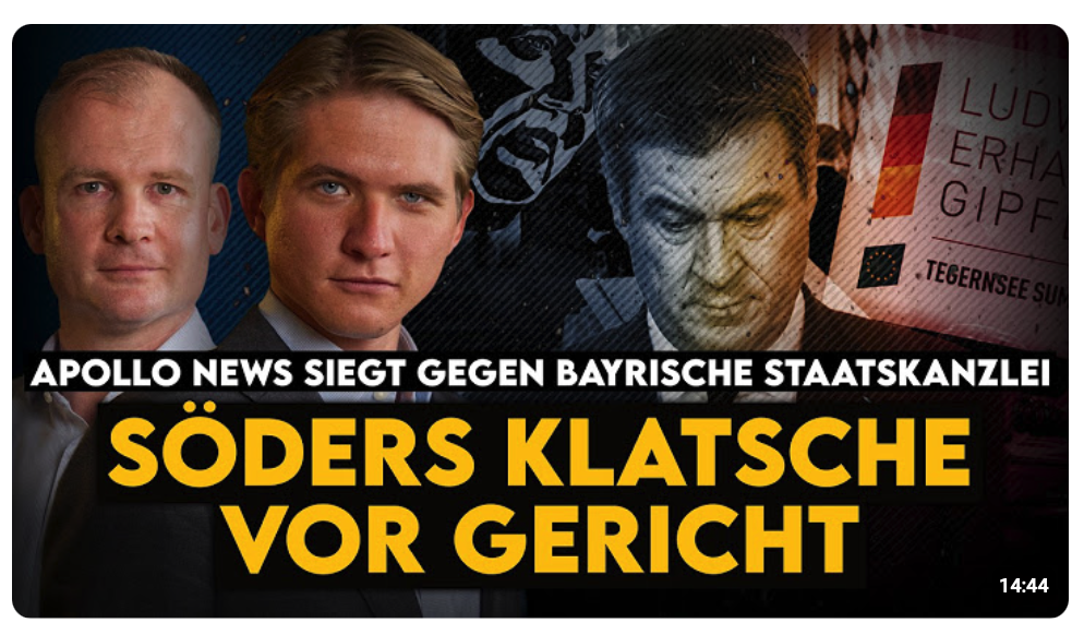 Das Schweigen der Staatskanzlei endet: Apollo News siegt vor Gericht