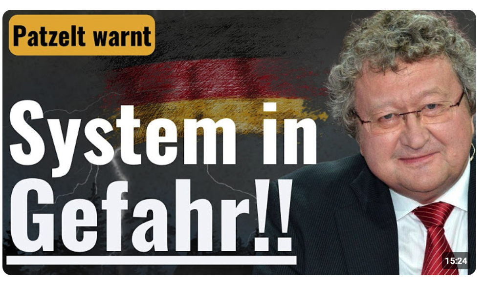 „Wir laufen in den Zusammenbruch!“ | Prof. Patzelt