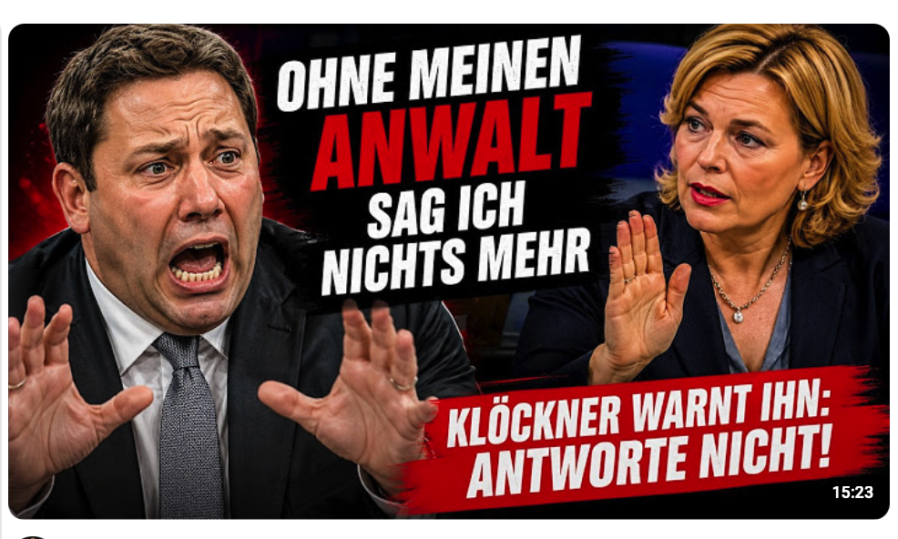 SCHOCK! Plötzlich knackt AFD KLINGBEIL – Selbst Klöckner rät ihm Antwort zu verweigern!