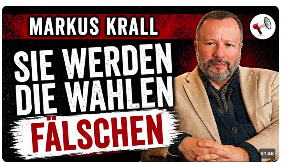 Markus Krall warnt: Die nächsten Wahlen werden manipuliert!